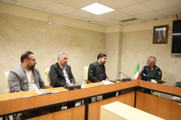 دیدار مدیرکل ورزش و جوانان استان همدان با سردار ظفری + تصاویر