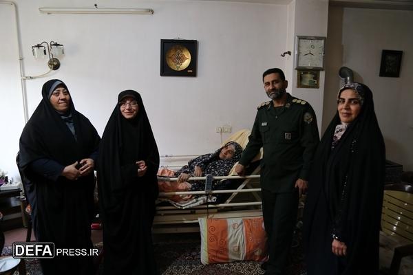دیدار مدیر کل حفظ آثار استان گلستان با دو تن از بانوان پیشکسوت دفاع مقدس