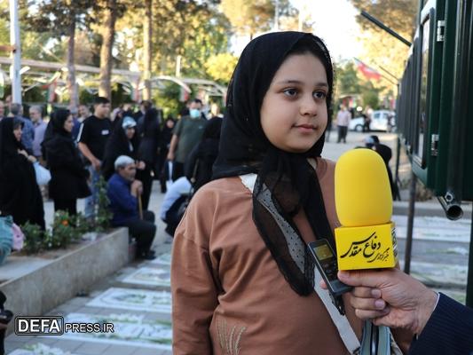 نورا قائم‌پناه: «افتخار می‌کنم دختر شهید هستم»