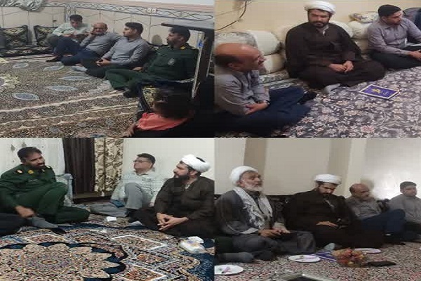 سرکشی هیئت بلندپایه شهرستان قلعه‌گنج از خانواده‌های شهدا