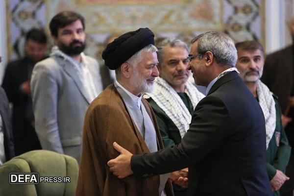 برگزاری اجتماع پیشکسوتان دفاع مقدس و مقاومت خراسان رضوی در حرم امام رضا (ع) + تصاویر