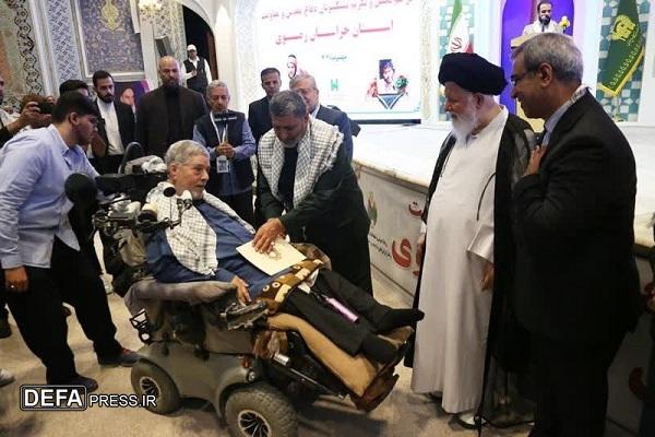 برگزاری اجتماع پیشکسوتان دفاع مقدس و مقاومت خراسان رضوی در حرم امام رضا (ع) + تصاویر