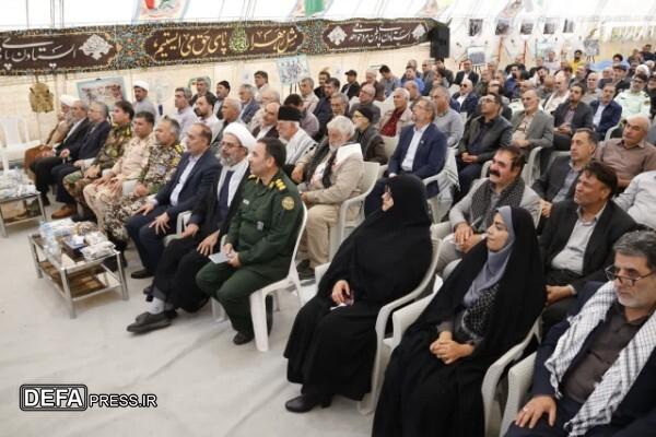 آیین تجلیل از پیشکسوتان دفاع مقدس در خراسان شمالی برگزار شد+ تصاویر