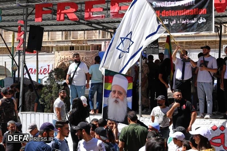 خنجر دروزی‌ها در قلب جولانی+ تصاویر