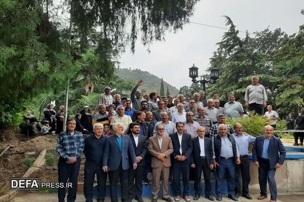 برگزاری آئین افتتاحیه همایش آزادگان اردوگاه تکریت ۱۵ عراق در بهشهر