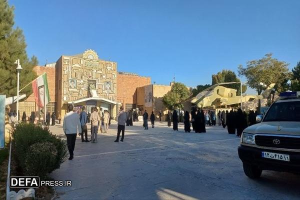 حضور دانشجویان دختر سمنانی در راهیان نور دانشجویی غرب کشور