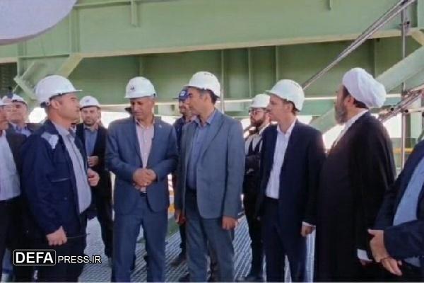 پیشرفت پروژه آهن اسفنجی بیجار وارد مرحله جهشی شد