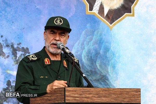 سردار جوانی: راه پیروزی در جنگ ترکیبی از مسیر جهاد تبیین می‌گذرد/ ایستادگی در برابر فشار‌ها موجب پیشرفت و نصرت الهی است