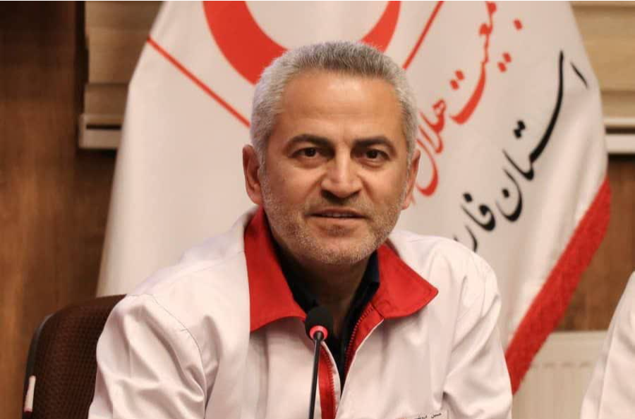 فارس رتبه برتر طرح نذر خدمت هلال احمر کشور را کسب کرد
