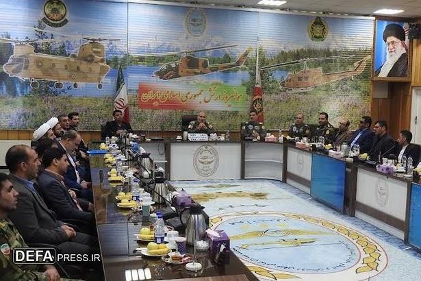 دیدار قضات سازمان قضایی نیرو‌های مسلح با فرمانده هوانیروز