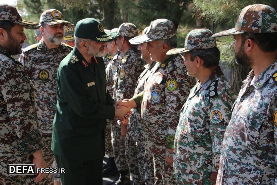 بازدید سردار وحیدی از منطقه پدافند هوایی شمال‌غرب