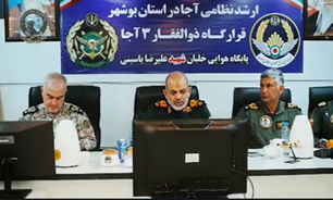 فیلم/بازدید جانشین ستاد کل نیروهای مسلح از پایگاه ششم شکاری شهید یاسینی