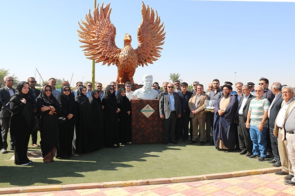 رونمایی از نماد ایثار نوجوان ایرانی در امیدیه