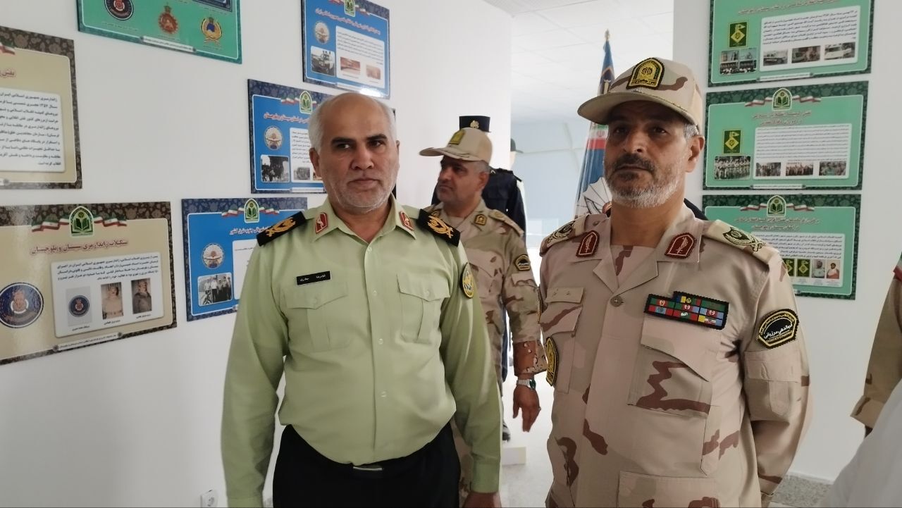تصاویر/ بازدید فرمانده مرزبانی سیستان وبلوچستان از موزه دفاع مقدس و مقاومت استان