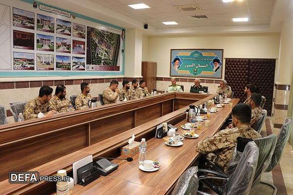 دیدار صمیمانه سردار ادیبی با کارکنان وظیفه ادارهکل حفظ آثار دفاع مقدس و مقاومت البرز دیدار صمیمانه سردار ادیبی با کارکنان وظیفه ادارهکل حفظ آثار دفاع مقدس و مقاومت البرز