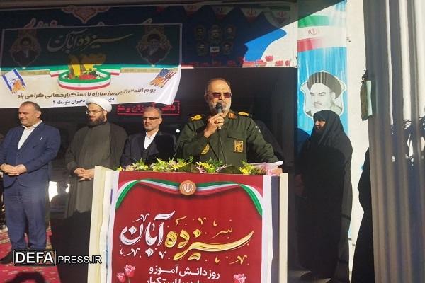 سردار موحد: مبارزه با استکبار تا رفع فتنه از عالم ادامه دارد سردار موحد: مبارزه با استکبار تا رفع فتنه از عالم ادامه دارد