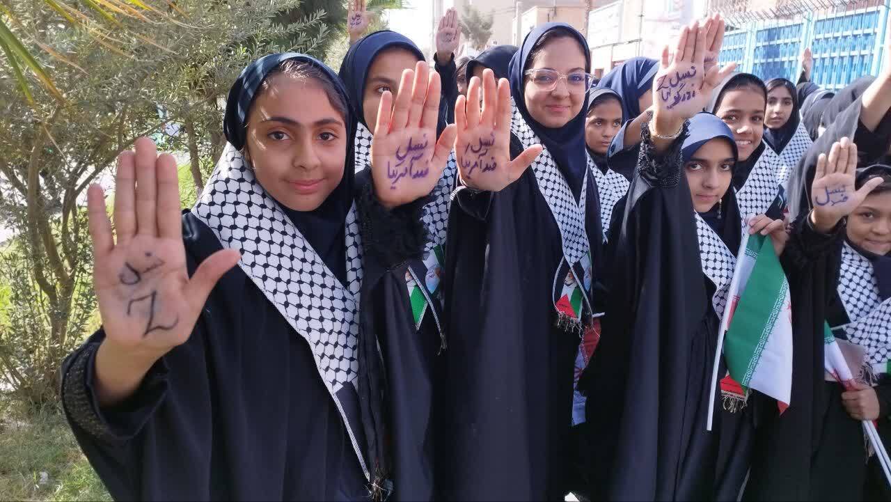 تصاویر/ سیزده آبان یادآور پیام استقامت و وحدت در سرزمین نخل و آفتاب