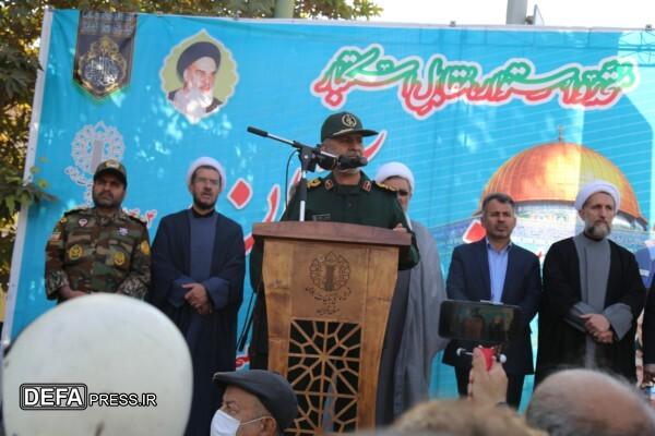 قزوین یکپارچه فریاد شد؛ نسل مقاومت در میدان است