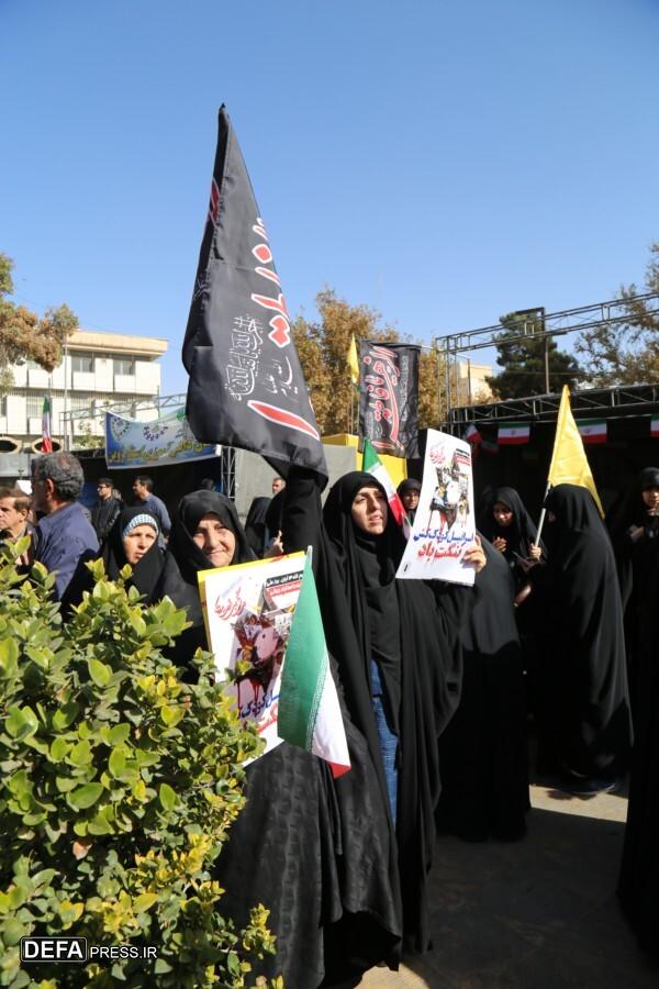 قزوین یکپارچه فریاد شد؛ نسل مقاومت در میدان است