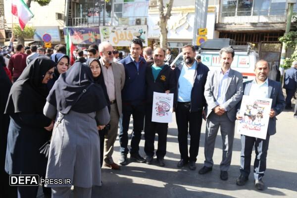 قزوین یکپارچه فریاد شد؛ نسل مقاومت در میدان است