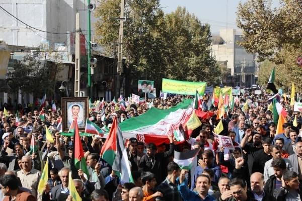 تصاویر/ حضور باشکوه مردم کهگیلویه و بویراحمد در راهپیمایی ۱۳ آبان (۲)