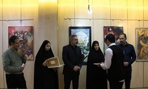 افتتاح نمایشگاه نقاشی «سرزمین مادری» در خرم‌آباد