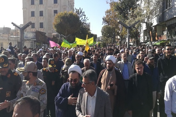 حضور پرشور مردم در ۱۳ آبان جلوه‌ای از بصیرت و پایبندی به آرمان‌های انقلاب است