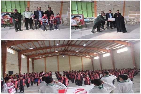 از فرزند شهید انتظامی در بافت تجلیل شد