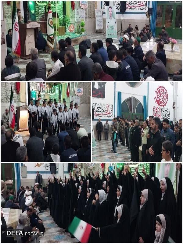 سومین سالگرد شهادت شهید «رسول حسینی» در کوهبنان برگزار شد