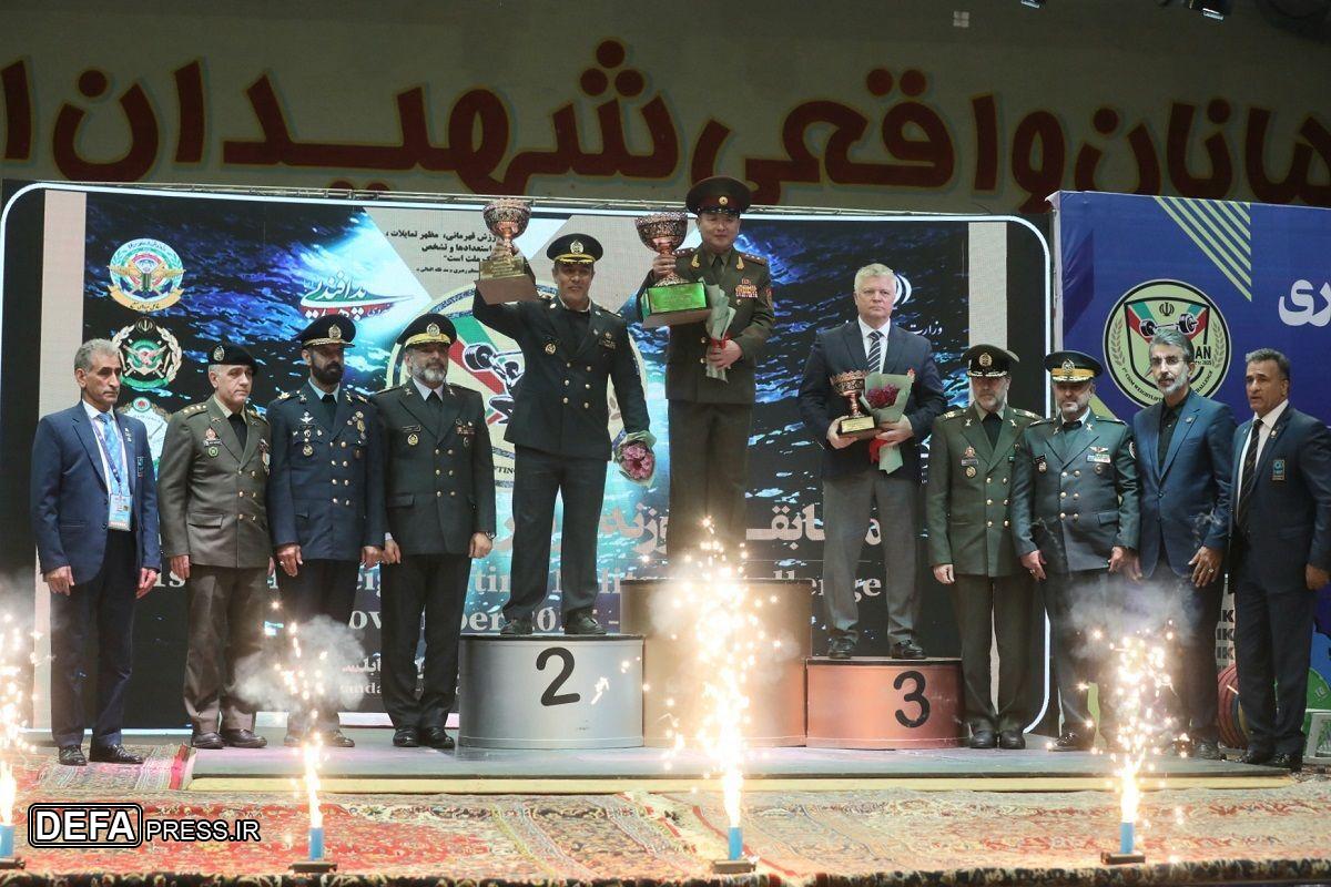 نایب‌قهرمانی تیم وزنه‌برداری نیروهای مسلح ایران در نخستین دوره رقابت‌های نظامیان جهان