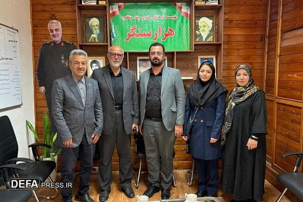 بازدید یک استاد دانشگاه از استودیو هزارسنگر آمل