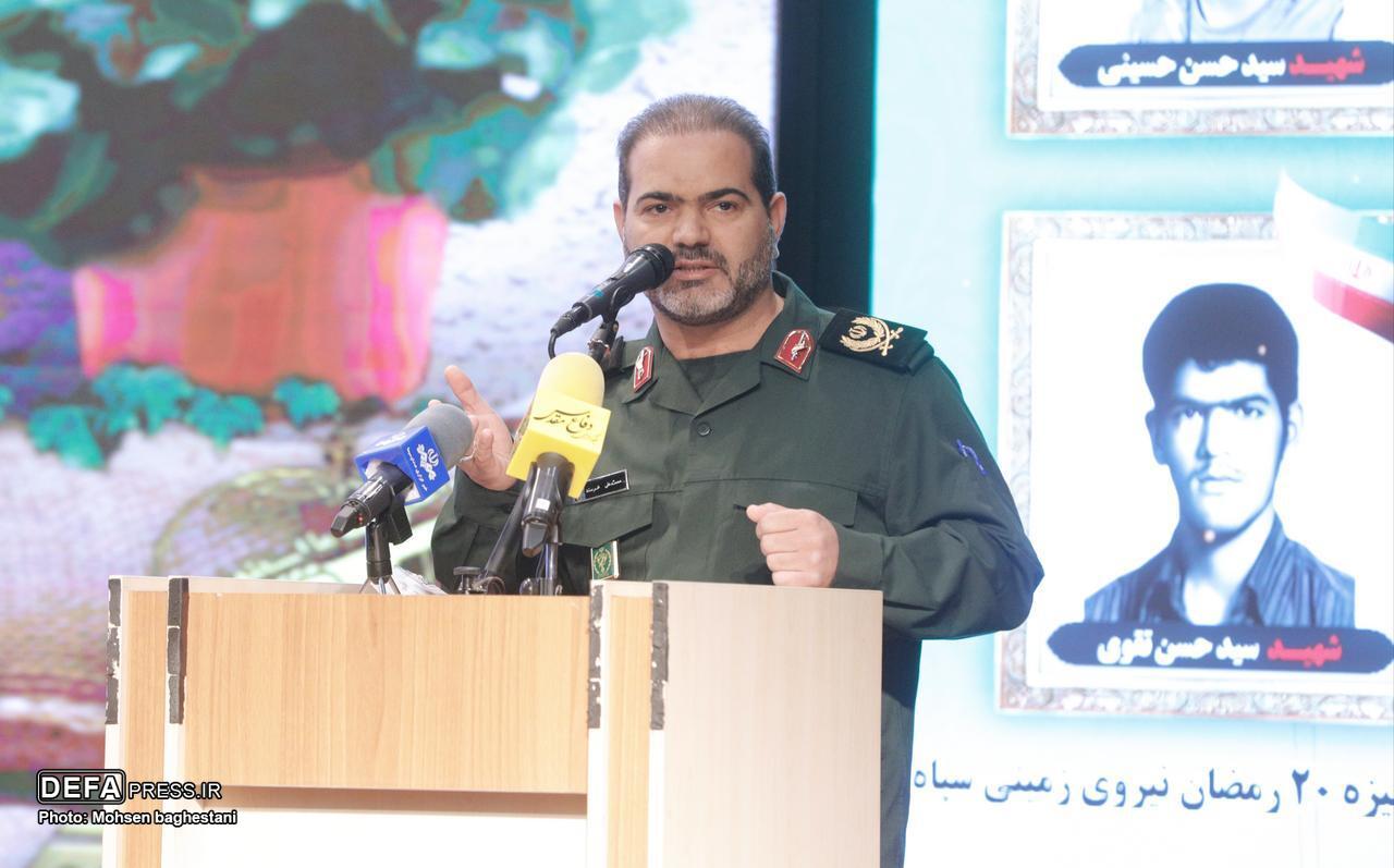 سردار خرسند: شهدای زرهی در آهن تفتیده تانک جنگیدند تا خط ولایت حفظ شود سردار خرسند: شهدای زرهی در آهن تفتیده تانک جنگیدند تا خط ولایت حفظ شود