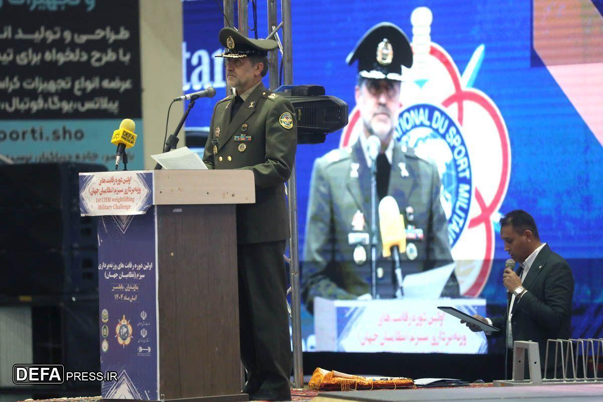 امیر فولادی: رقابتهای وزنهبرداری سیزم، جلوهای از وحدت فرهنگی و نظامی را به نمایش گذاشت امیر فولادی: رقابتهای وزنهبرداری سیزم، جلوهای از وحدت فرهنگی و نظامی را به نمایش گذاشت