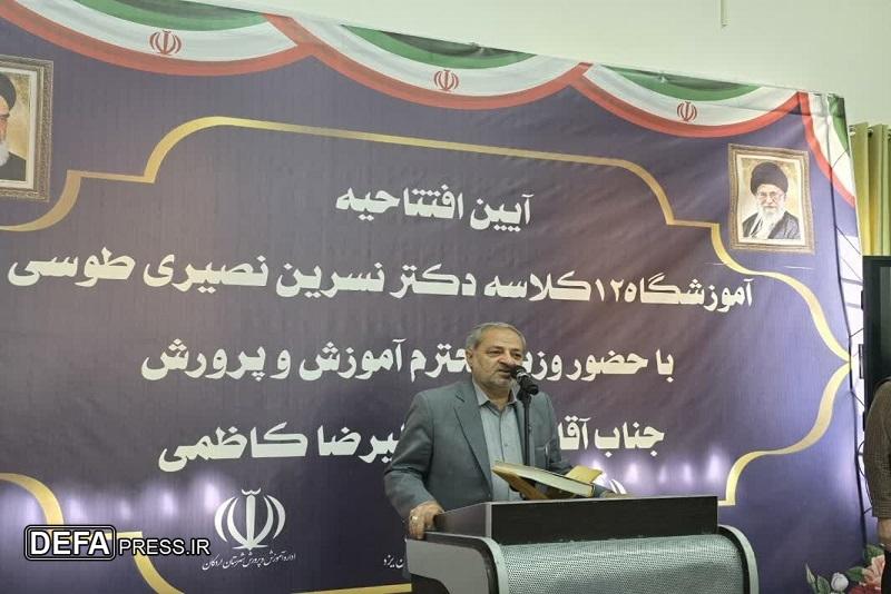 کاظمی: ساخت مدارس، سرمایهای ماندگار برای کشور است کاظمی: ساخت مدارس، سرمایهای ماندگار برای کشور است