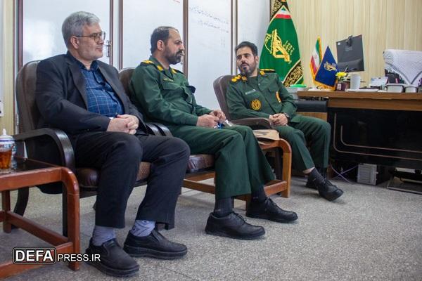 جلسه با فرمانده سپاه میبد+ تصاویر