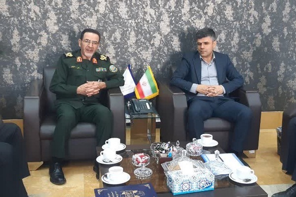 دیدار مدیرکل حفظ آثار دفاع مقدس آذربایجان غربی با رئیس جدید سازمان مدیریت و برنامه‌ریزی استان