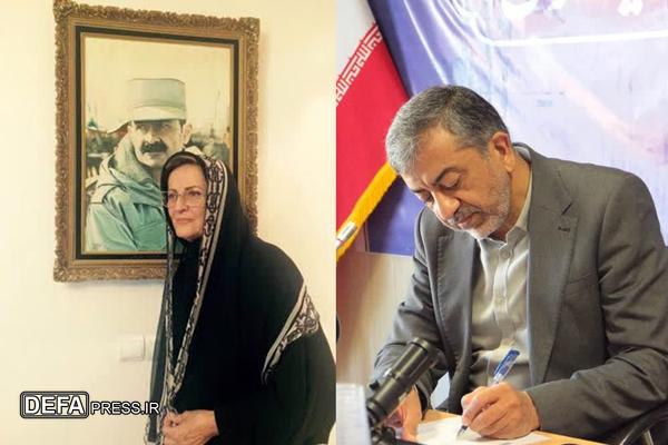 همسر شهید سرلشکر ولیالله فلاحی به همسر شهیدش پیوست همسر شهید سرلشکر ولیالله فلاحی به همسر شهیدش پیوست