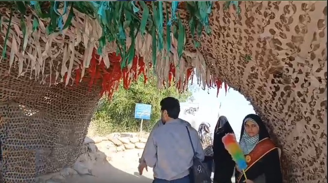 فیلم/ بازدید زائران دانش آموز راهیان نور از سد کرخه و منطقه عملیاتی فتح المبین