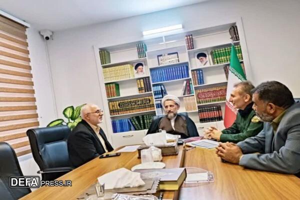 دیدار مدیر کل حفظ آثار دفاع مقدس قزوین با نماینده ولی فقیه در استان دیدار مدیر کل حفظ آثار دفاع مقدس قزوین با نماینده ولی فقیه در استان