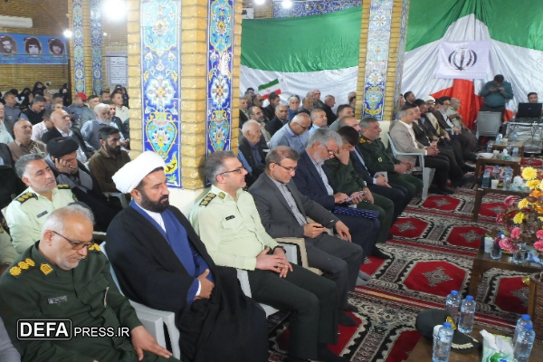 مراسم بزرگداشت قیام خونین ۱۹ آبان در گچساران برگزار شد