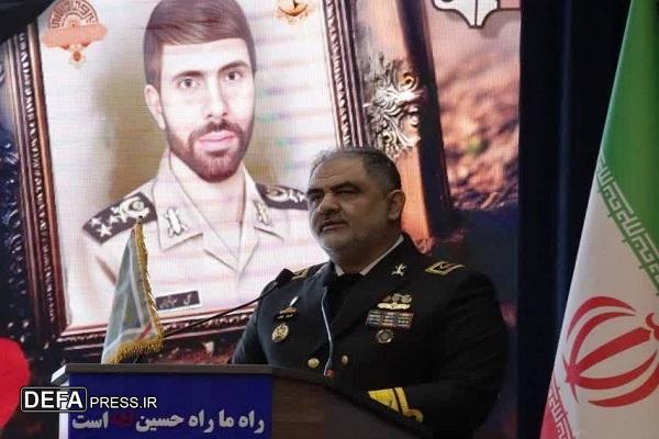 دریادار ایرانی: تلاش‌های مجاهدانه نیرو‌های مسلح موجب خنثی‌سازی حملات متعدد دشمن شد
