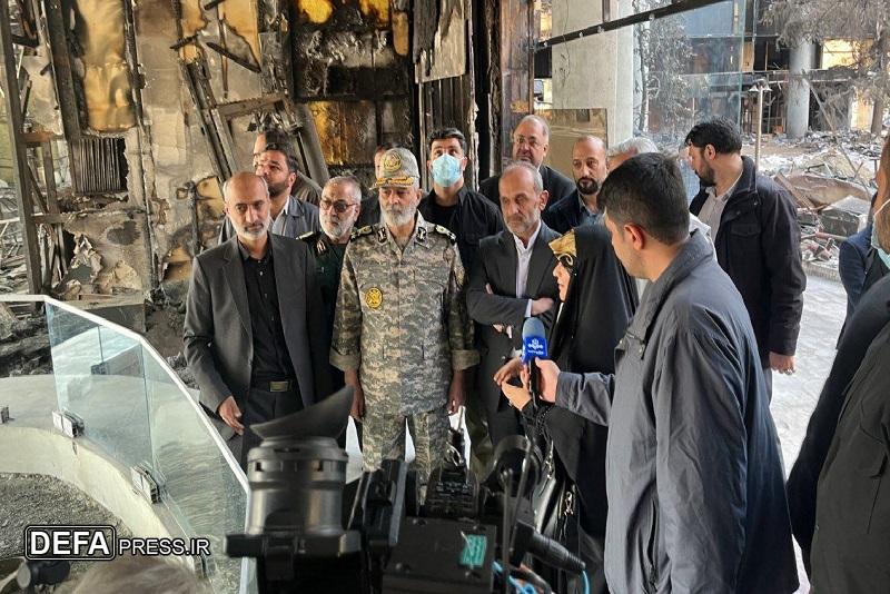 بازدید رئیس ستاد کل نیروهای مسلح از سازمان صداوسیما