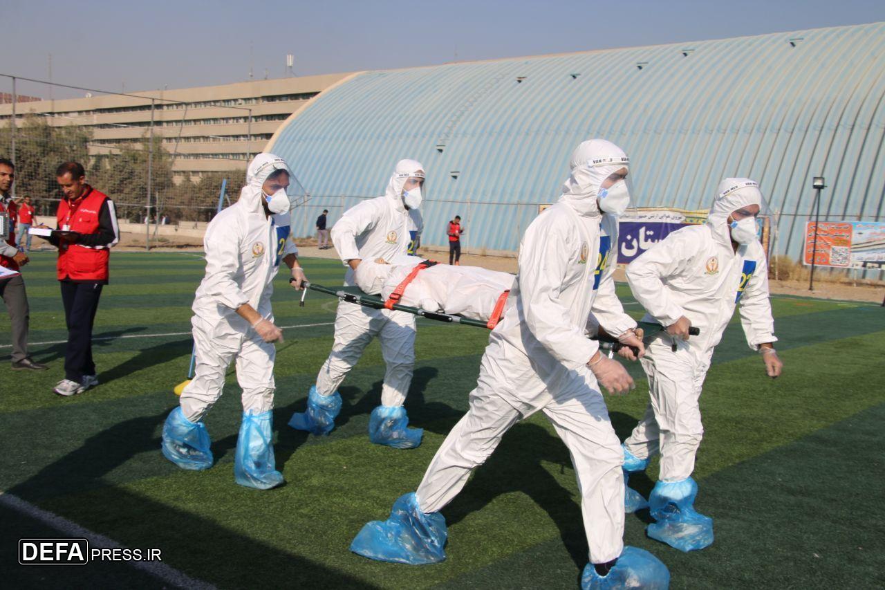 برگزاری تمرین آموزشی و مهارتی یگان‌های درمانی نیروی هوایی ارتش