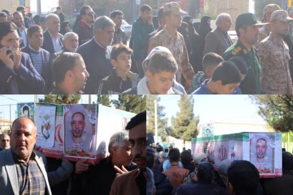 پیکر جانباز شهید «میرحاج» در محمدآباد اصفهان خاکسپاری شد