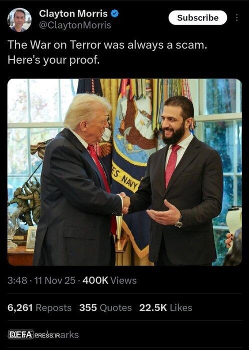 خبرنگار آمریکایی: جنگ آمریکا با تروریسم یک کلاهبرداری بوده است