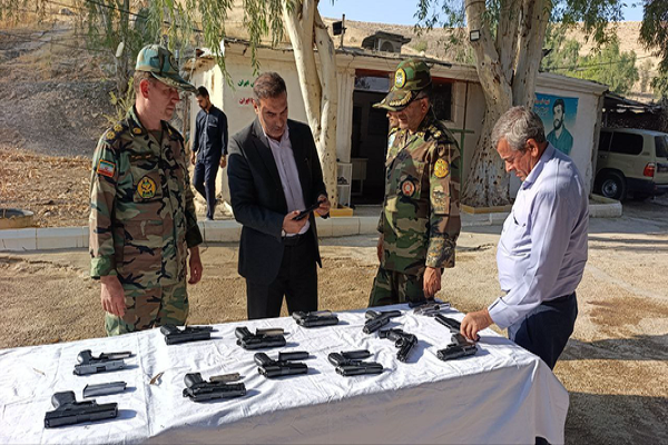 کشف و ضبط محموله سلاح قاچاق در نوار مرزی
