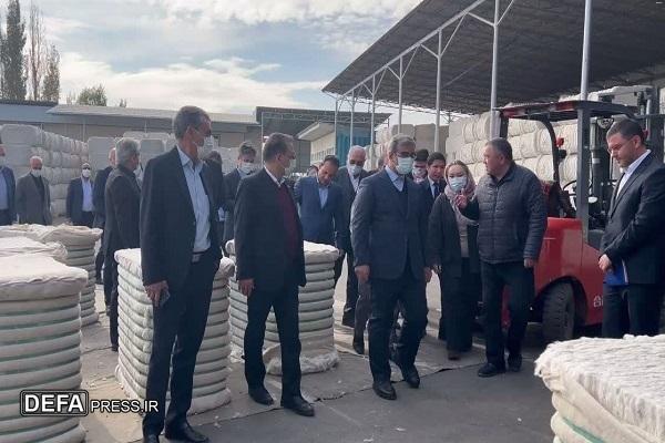 بازدید استاندار خراسان رضوی از سه واحد صنعتی در شهر اوش قرقیزستان