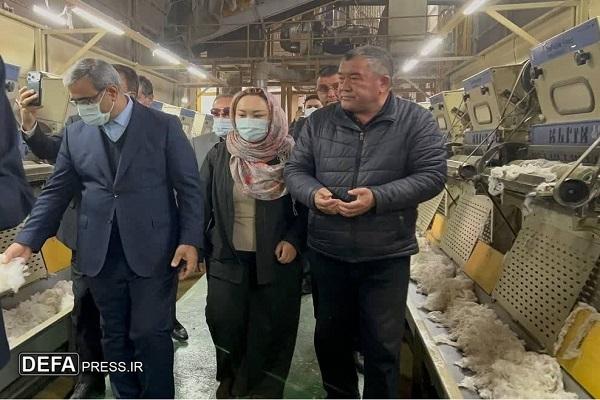 بازدید استاندار خراسان رضوی از سه واحد صنعتی در شهر اوش قرقیزستان