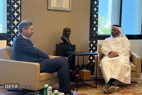 دیدار «خطیب زاده» با مشاور دیپلماتیک رئیس امارات دیدار «خطیب زاده» با مشاور دیپلماتیک رئیس امارات