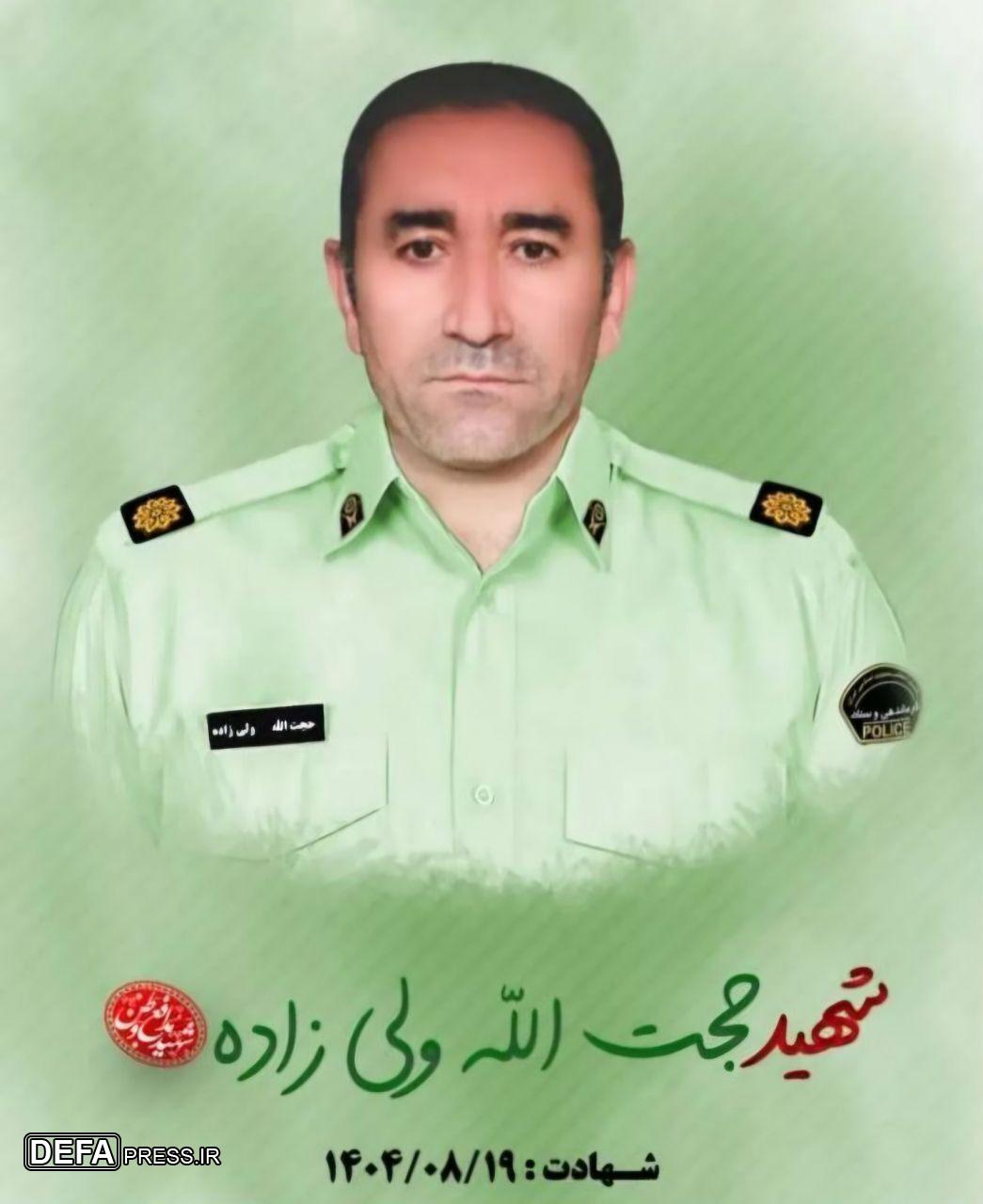 تشییع شهید راه امنیت در شهر جایزان امیدیه